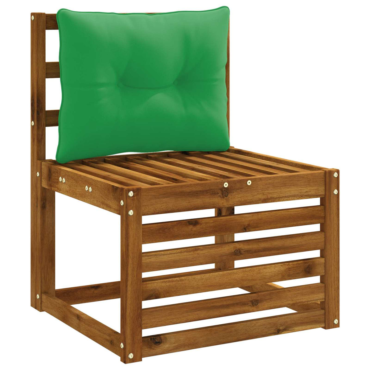 Rugkussen PUTTEN 100% Polyester Groen 60 x 40 x 10 cm