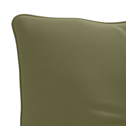 Rugkussen PUTTEN 100% Polyester Olijfgroen 70 x 40 x 10 cm