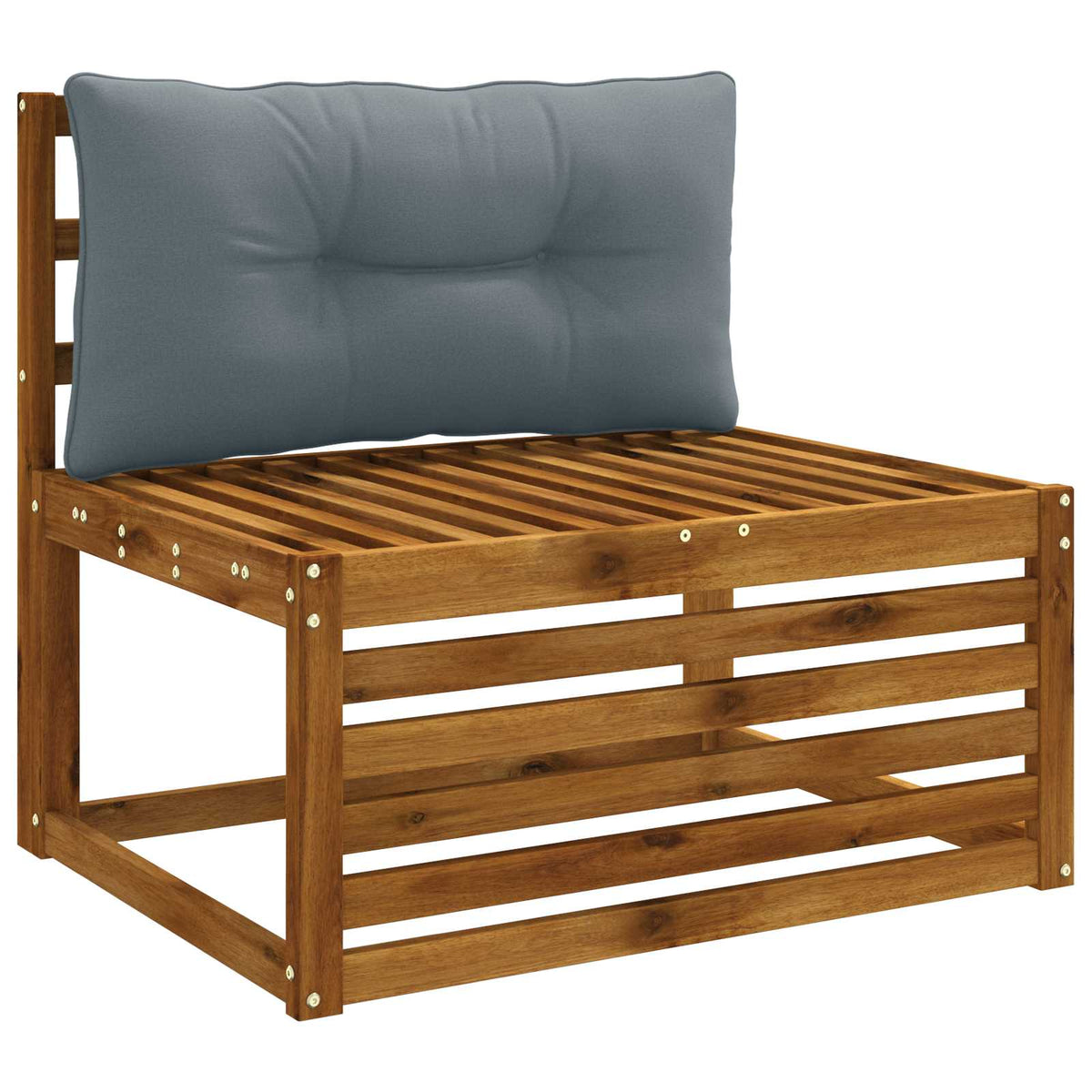 Rugkussen PUTTEN 100% Polyester Blauw 70 x 40 x 10 cm