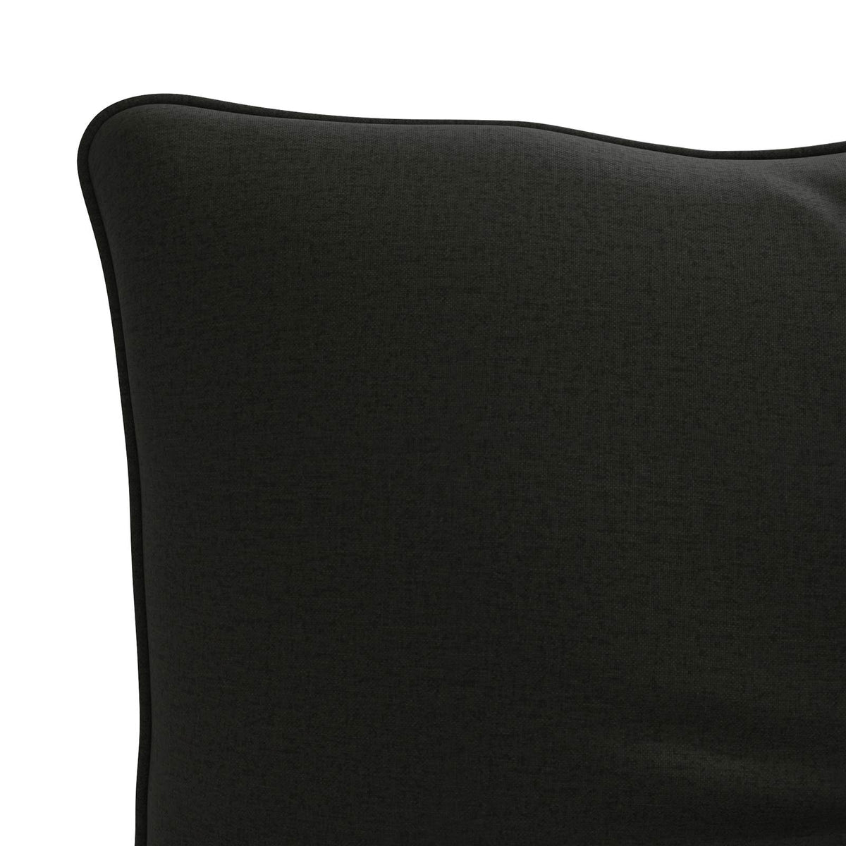 Rugkussen PUTTEN 100% Polyester Zwart 70 x 40 x 10 cm