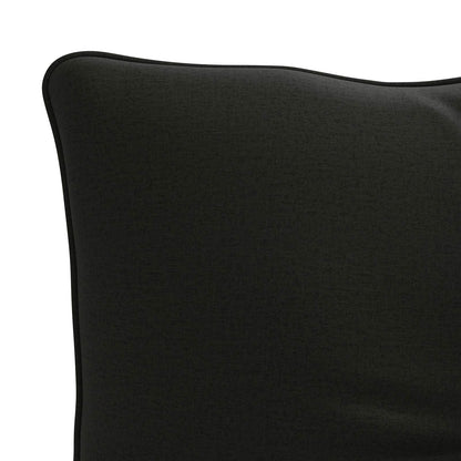 Rugkussen PUTTEN 100% Polyester Zwart 70 x 40 x 10 cm