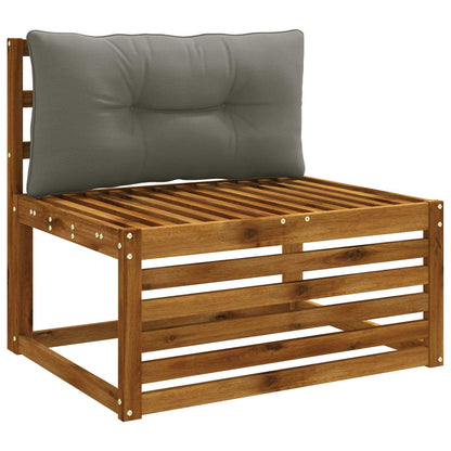 Rugkussen PUTTEN 100% Polyester Grijs 70 x 40 x 10 cm