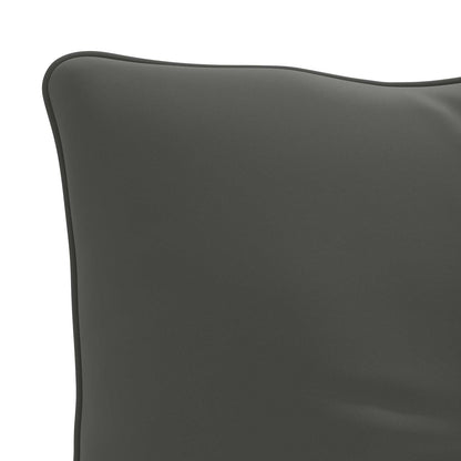 Rugkussen PUTTEN 100% Polyester Antraciet 70 x 40 x 10 cm