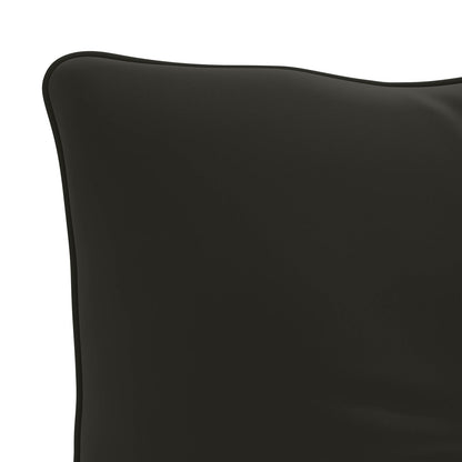Rugkussen PUTTEN 100% Polyester Zwart 70 x 40 x 10 cm