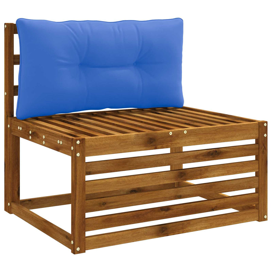 Rugkussen PUTTEN 100% Polyester Koninklijk Blauw