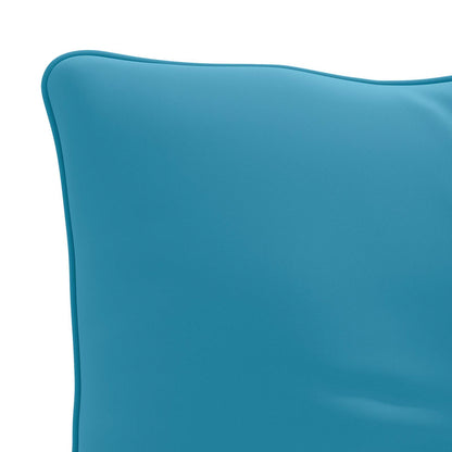 Rugkussen PUTTEN 100% Polyester Lichtblauw 70 x 40 x 10 cm