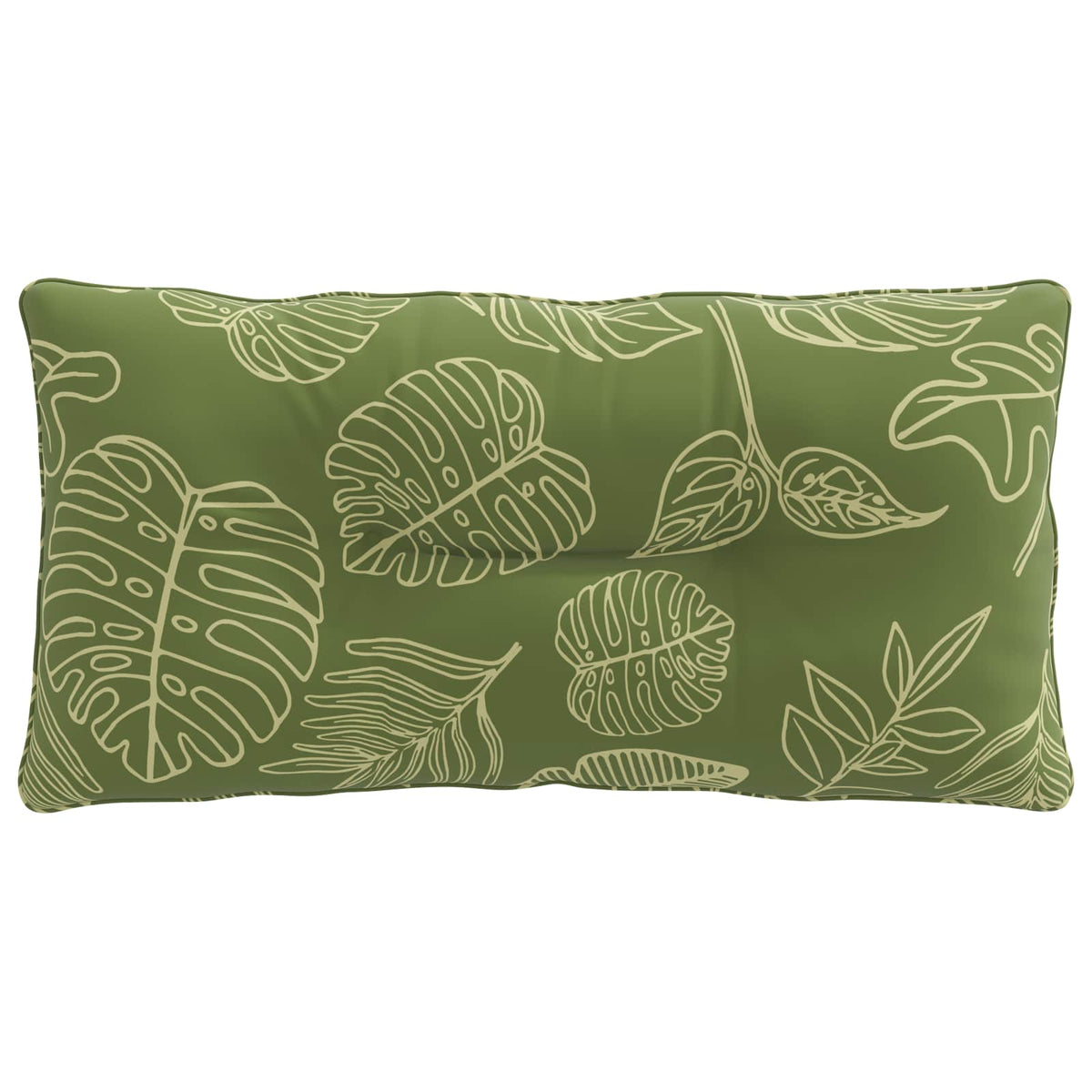 Rugkussen PUTTEN 100% Polyester Bladontwerp 70 x 40 x 10 cm