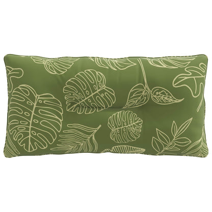 Rugkussen PUTTEN 100% Polyester Bladontwerp 70 x 40 x 10 cm