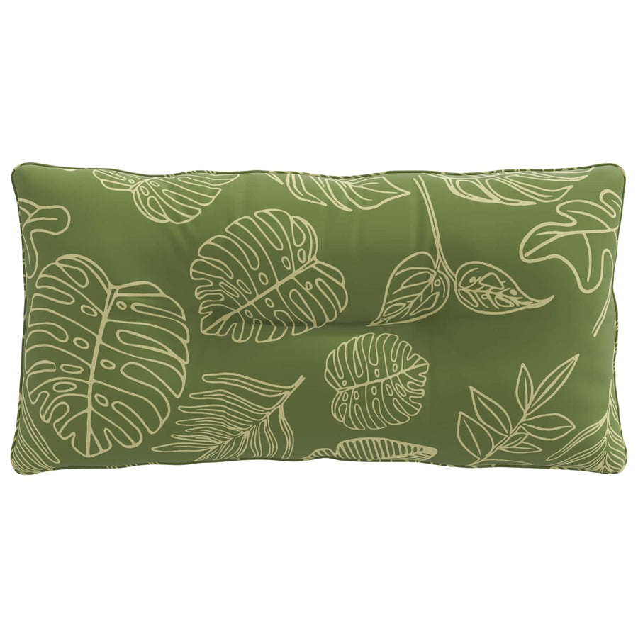 Rugkussen PUTTEN 100% Polyester Bladontwerp 70 x 40 x 10 cm