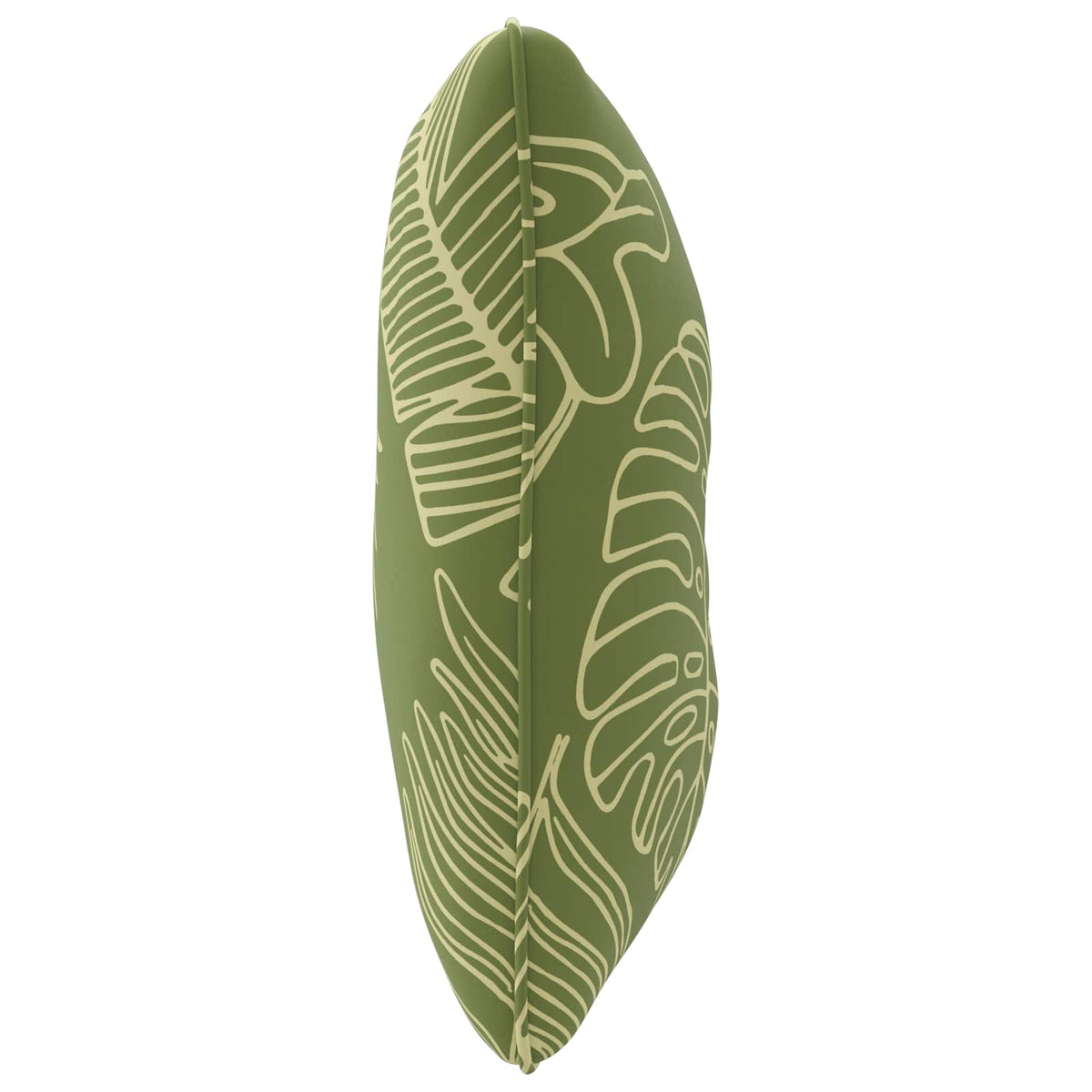 Rugkussen PUTTEN 100% Polyester Bladontwerp 70 x 40 x 10 cm