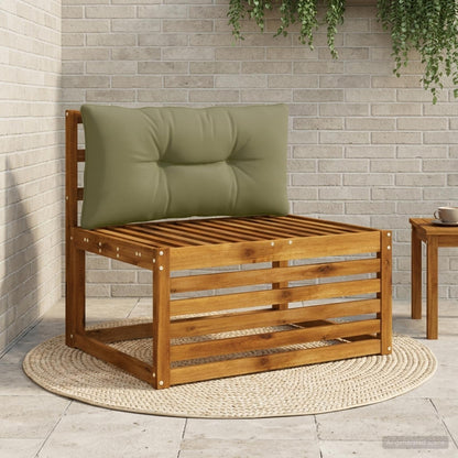 Rugkussen PUTTEN 100% Polyester Olijfgroen 70 x 40 x 10 cm