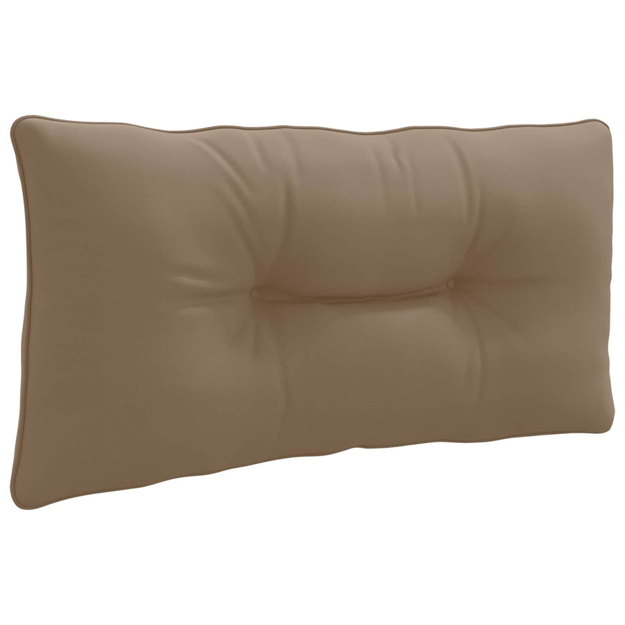Rugkussen PUTTEN 100% Polyester Taupe 80 x 40 x 10 cm