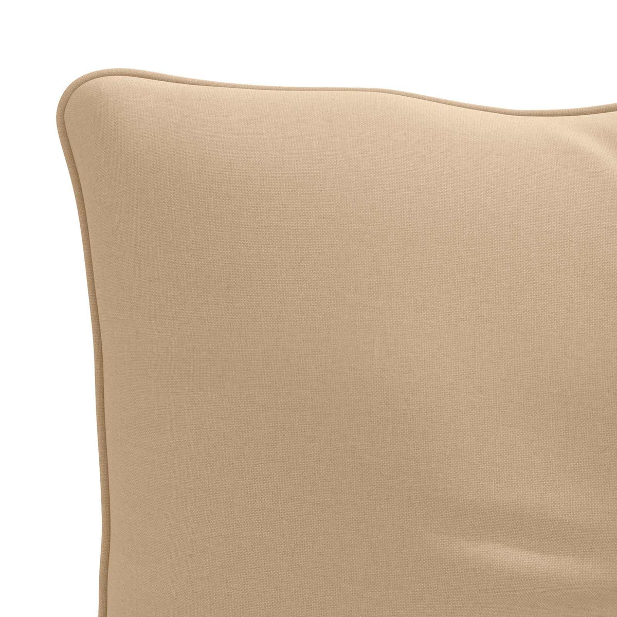 Rugkussen PUTTEN 100% Polyester Zand 80 x 40 x 10 cm