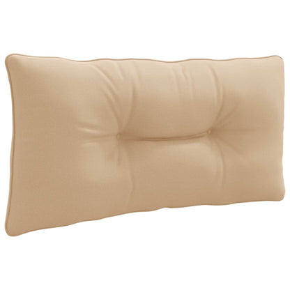 Rugkussen PUTTEN 100% Polyester Zand 80 x 40 x 10 cm