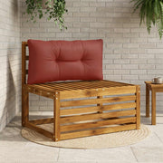 Rugkussen PUTTEN 70x40x10 cm rood polyester