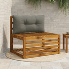 Rugkussen 70x40x10 cm grijs polyester
