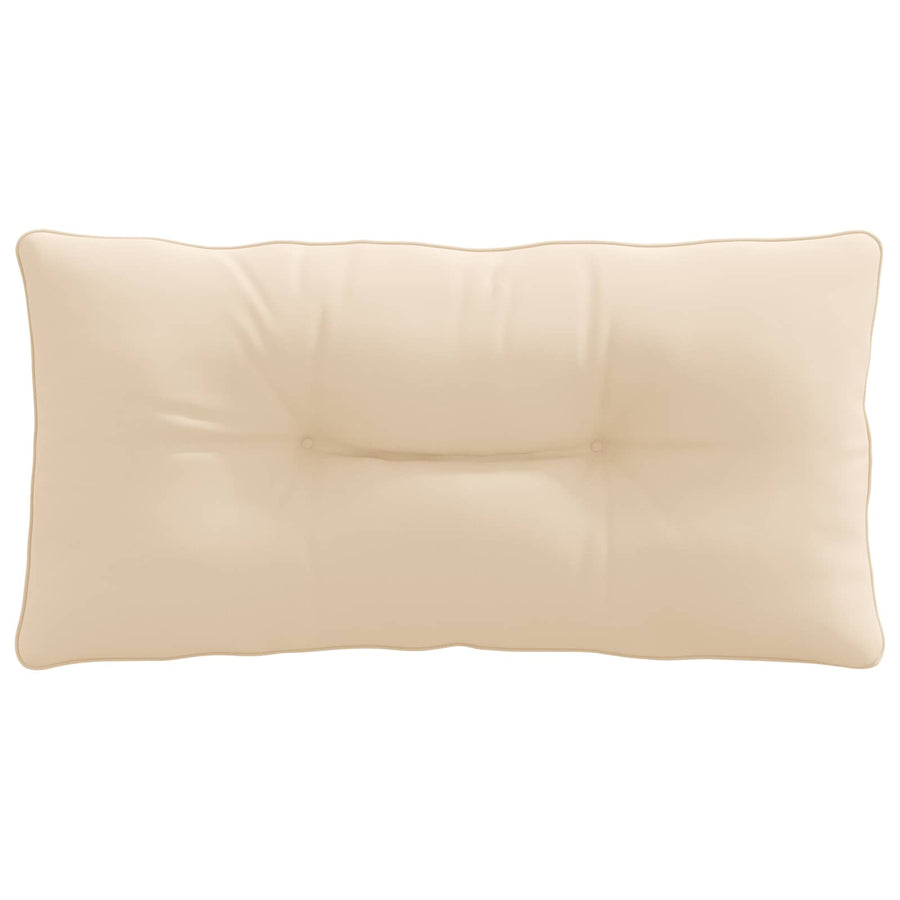 Rugkussen PUTTEN 100% Polyester Crèmekleurig 80 x 40 x 10 cm