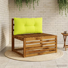 Rugkussen PUTTEN 80x40x10 cm helder groen