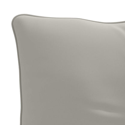 Rugkussen PUTTEN 100% Polyester Grijs 80 x 40 x 10 cm
