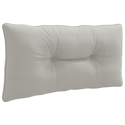 Rugkussen PUTTEN 100% Polyester Grijs 80 x 40 x 10 cm
