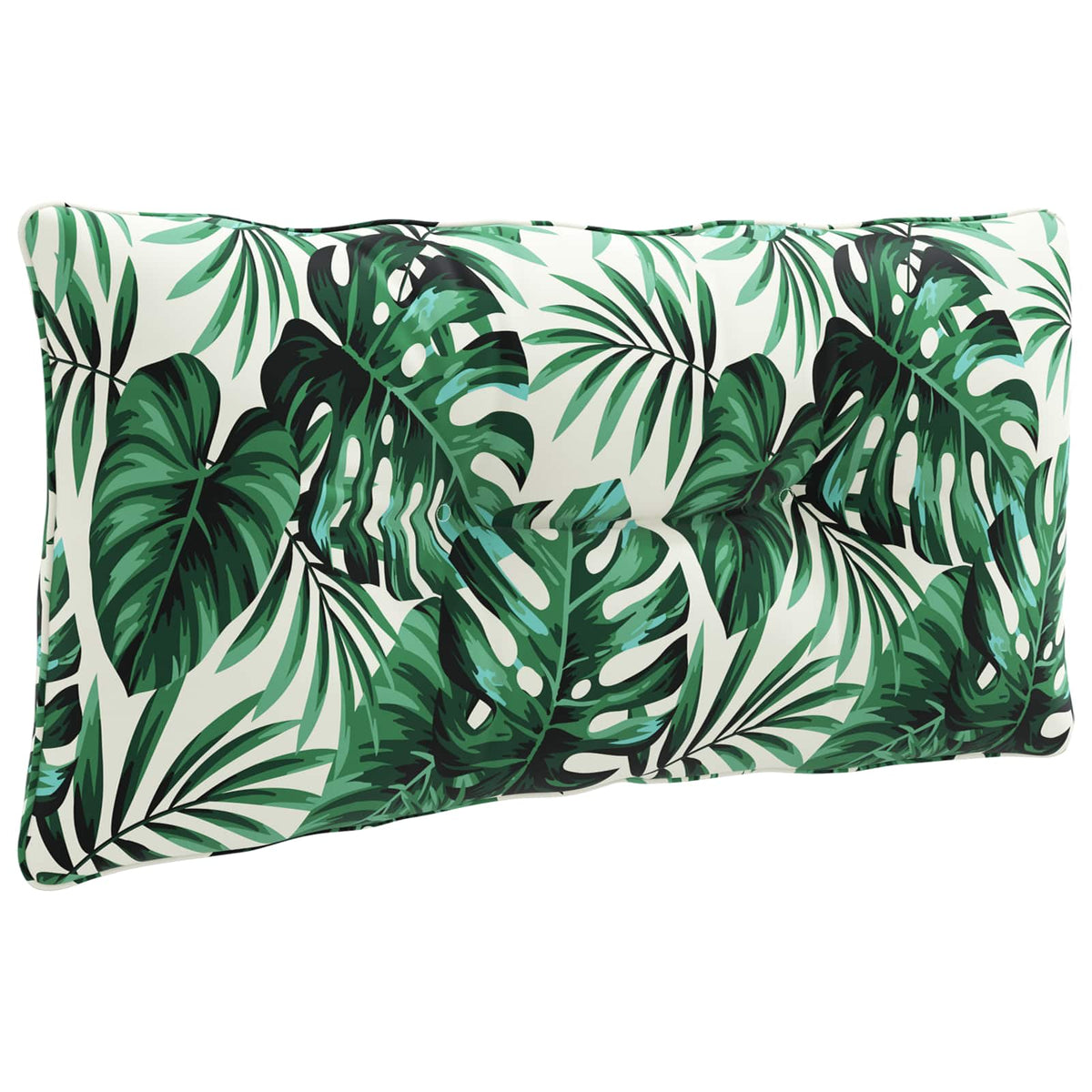 Rugkussen PUTTEN 100% Polyester Bladpatroon 80 x 40 x 10 cm