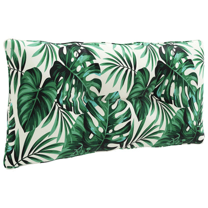 Rugkussen PUTTEN 100% Polyester Bladpatroon 80 x 40 x 10 cm