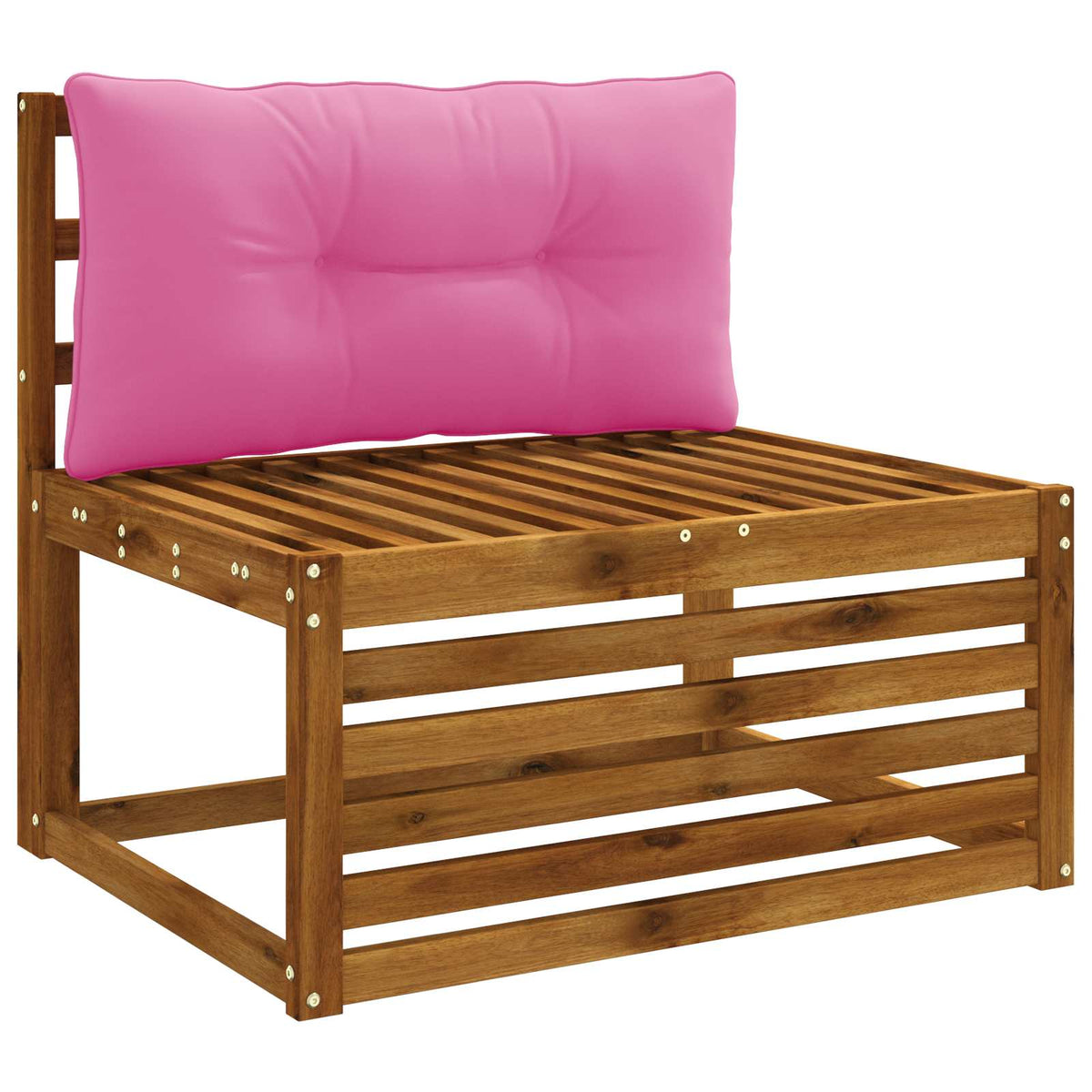 Rugkussen PUTTEN 100% Polyester Roze 80 x 40 x 10 cm