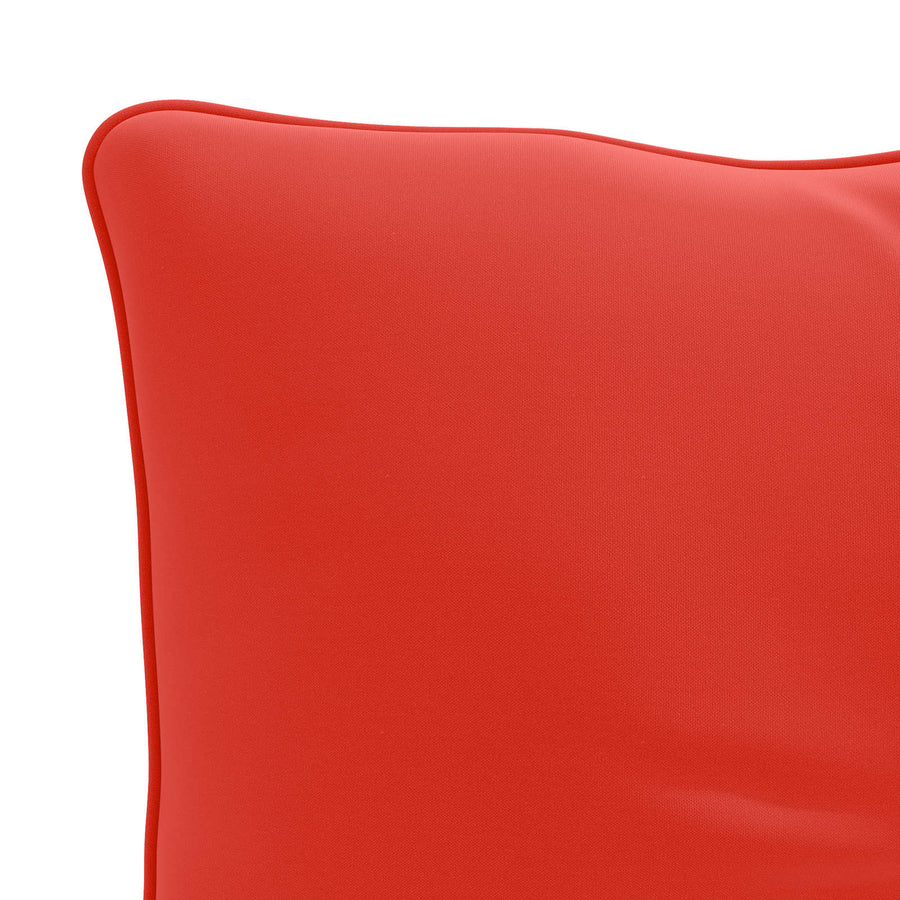 Rugkussen PUTTEN 100% Polyester Rood 80 x 40 x 10 cm