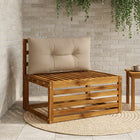 Rugkussen PUTTEN taupe 70x40x10 cm