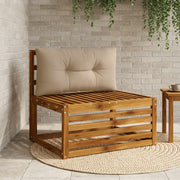 Rugkussen PUTTEN taupe 70x40x10 cm