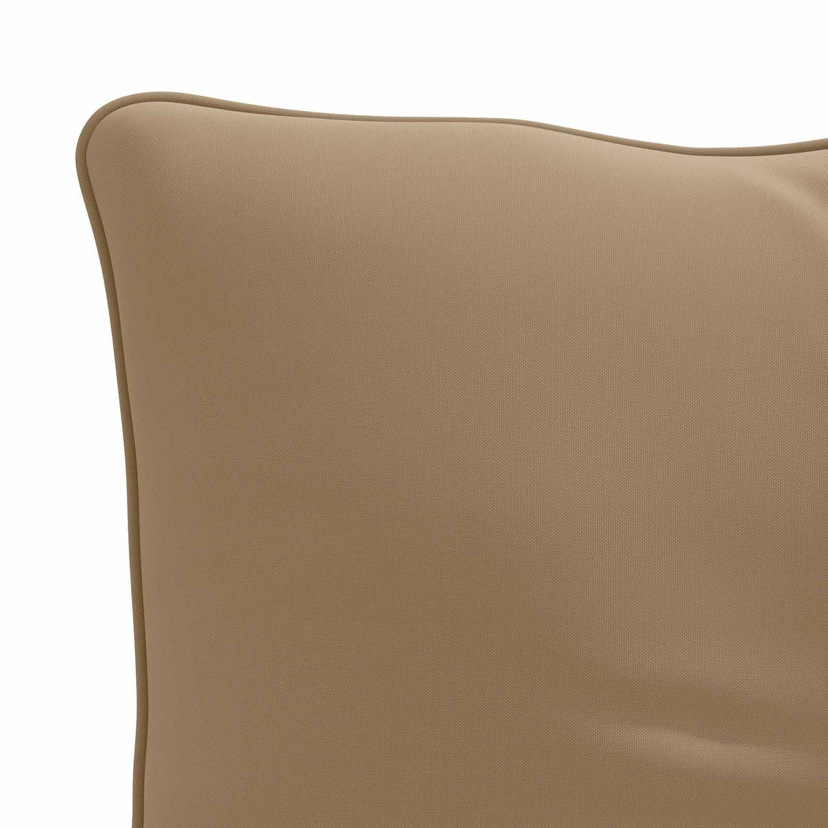 Rugkussen PUTTEN 100% Polyester Taupe 80 x 40 x 10 cm