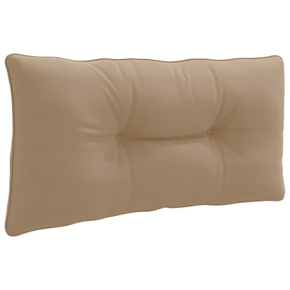 Rugkussen PUTTEN 100% Polyester Taupe 80 x 40 x 10 cm