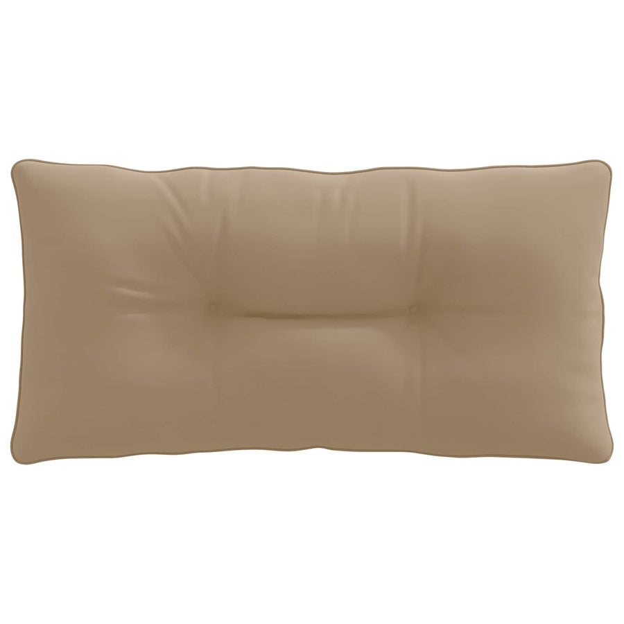 Rugkussen PUTTEN 100% Polyester Taupe 80 x 40 x 10 cm