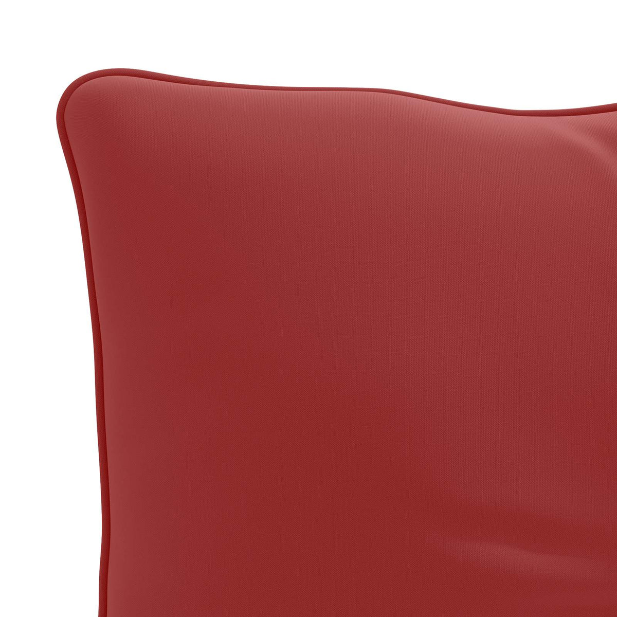 Rugkussen PUTTEN 100% Polyester Wijnrood 80 x 40 x 10 cm