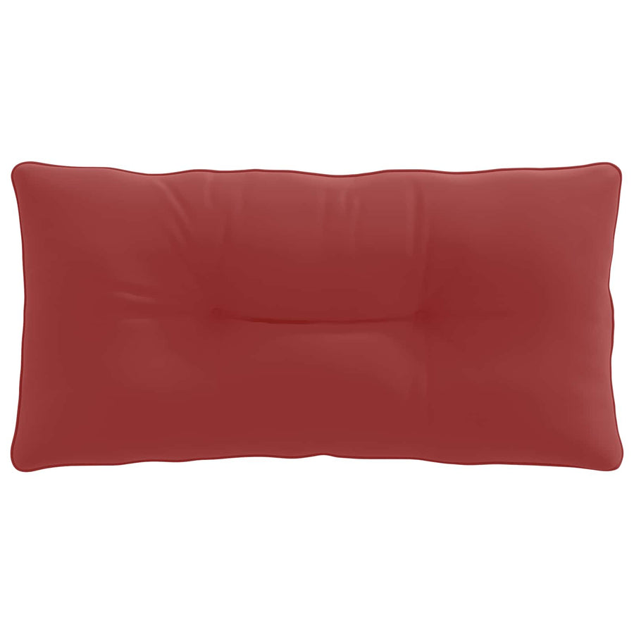 Rugkussen PUTTEN 100% Polyester Wijnrood 80 x 40 x 10 cm