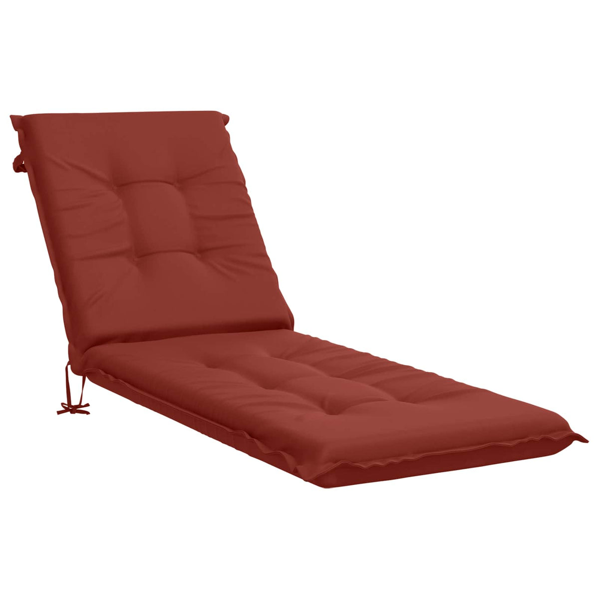 Ligstoel Kussen GEMERT 100% Polyester Rood 190 x 50 x 9 cm