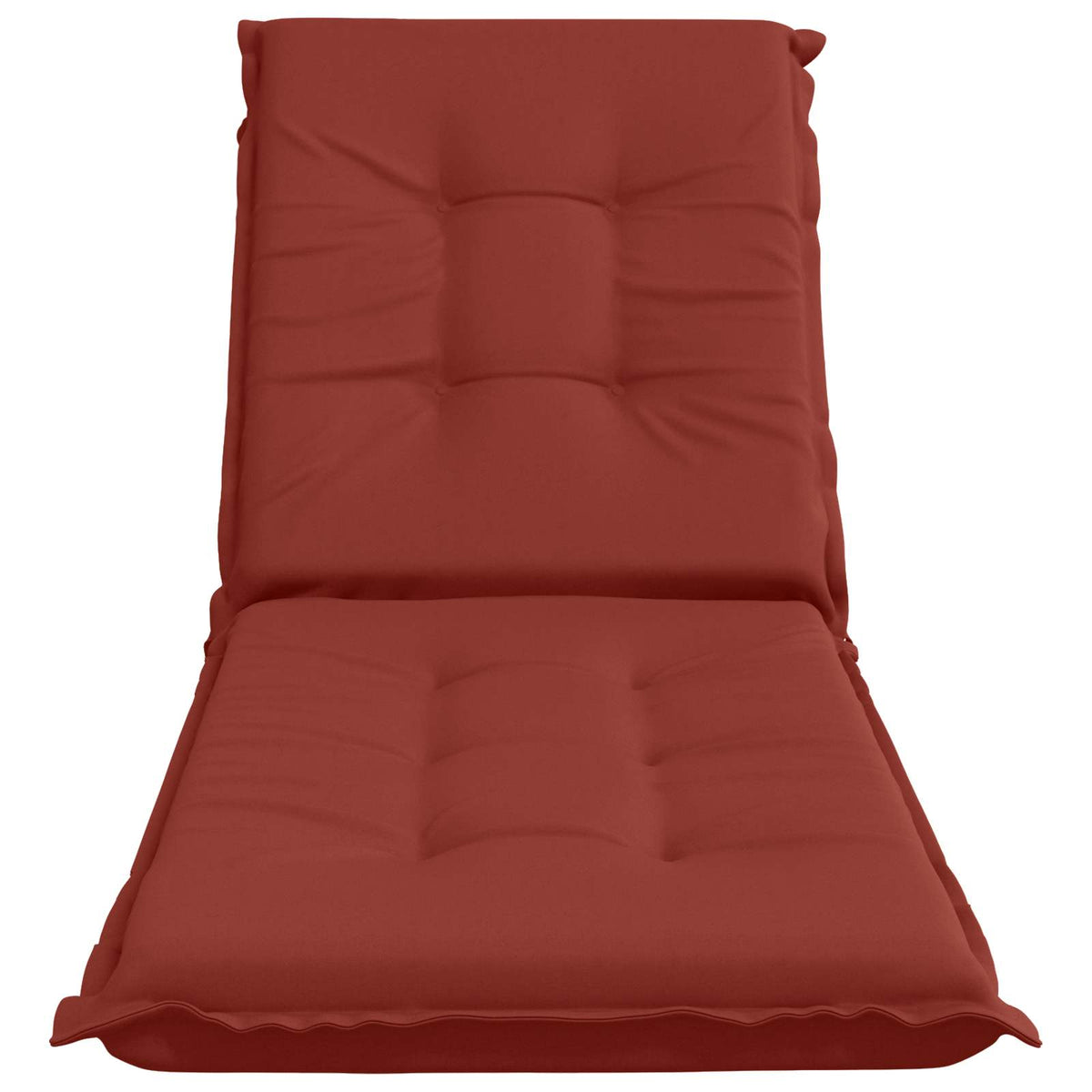 Ligstoel Kussen GEMERT 100% Polyester Rood 190 x 50 x 9 cm