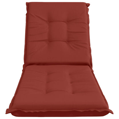 Ligstoel Kussen GEMERT 100% Polyester Rood 190 x 50 x 9 cm