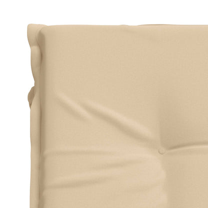 Ligstoel Kussen GEMERT 100% Polyester Crèmekleurig