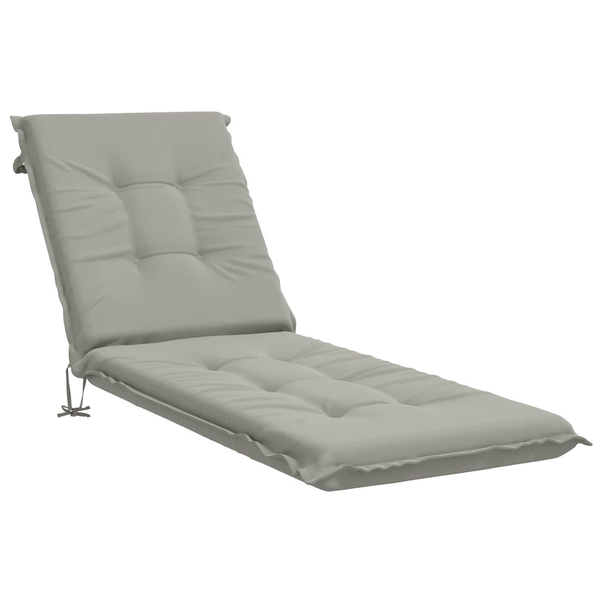 Ligstoel Kussen GEMERT 100% Polyester Grijs 190 x 50 x 9 cm