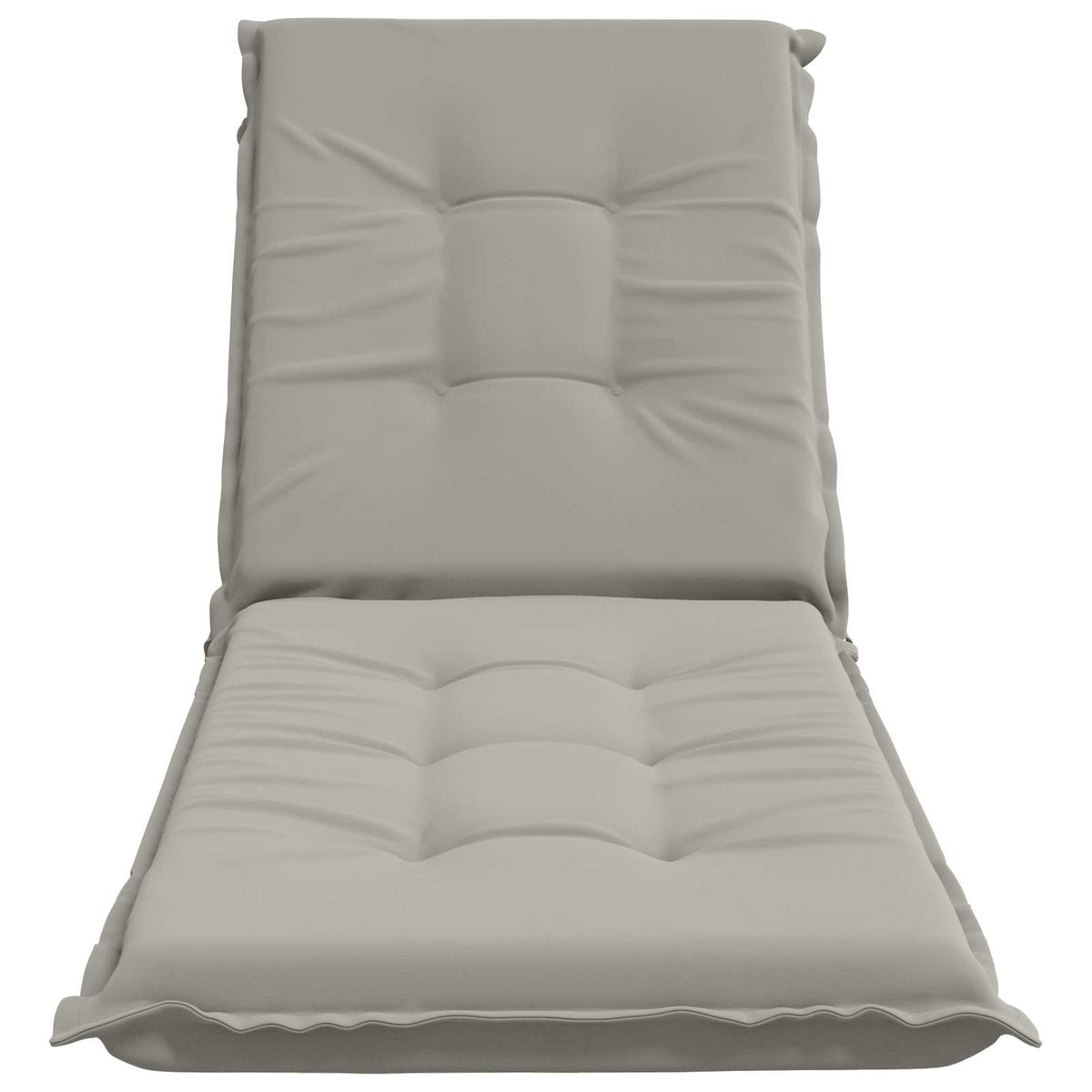 Ligstoel Kussen GEMERT 100% Polyester Grijs 190 x 50 x 9 cm