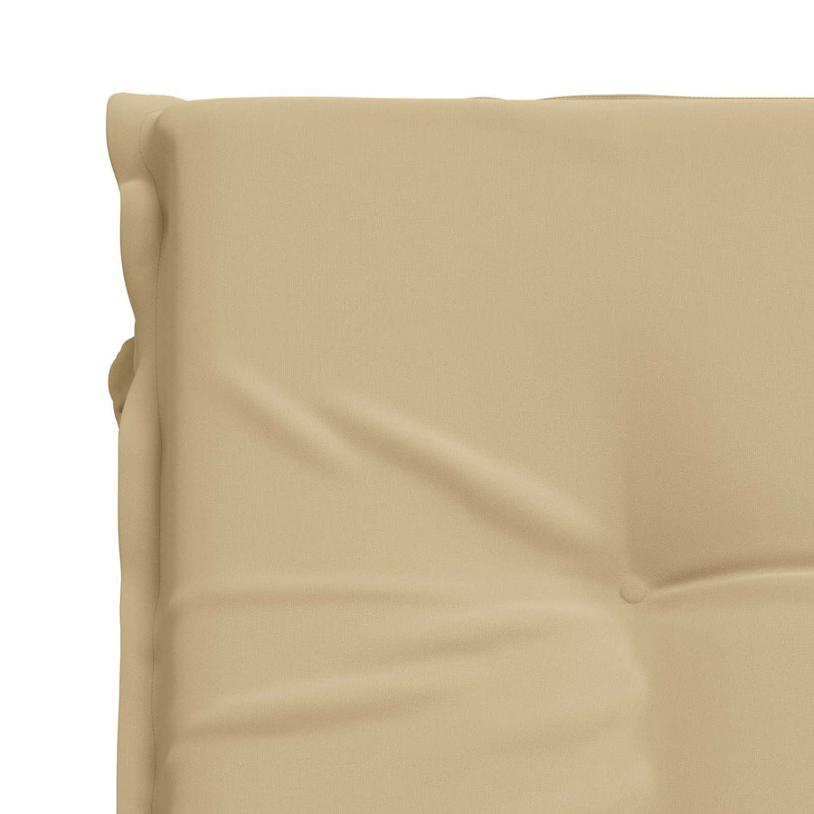 Ligstoel Kussen GEMERT 100% Polyester Beige 190 x 60 x 9 cm