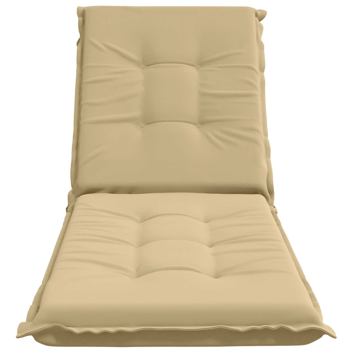 Ligstoel Kussen GEMERT 100% Polyester Beige 190 x 60 x 9 cm