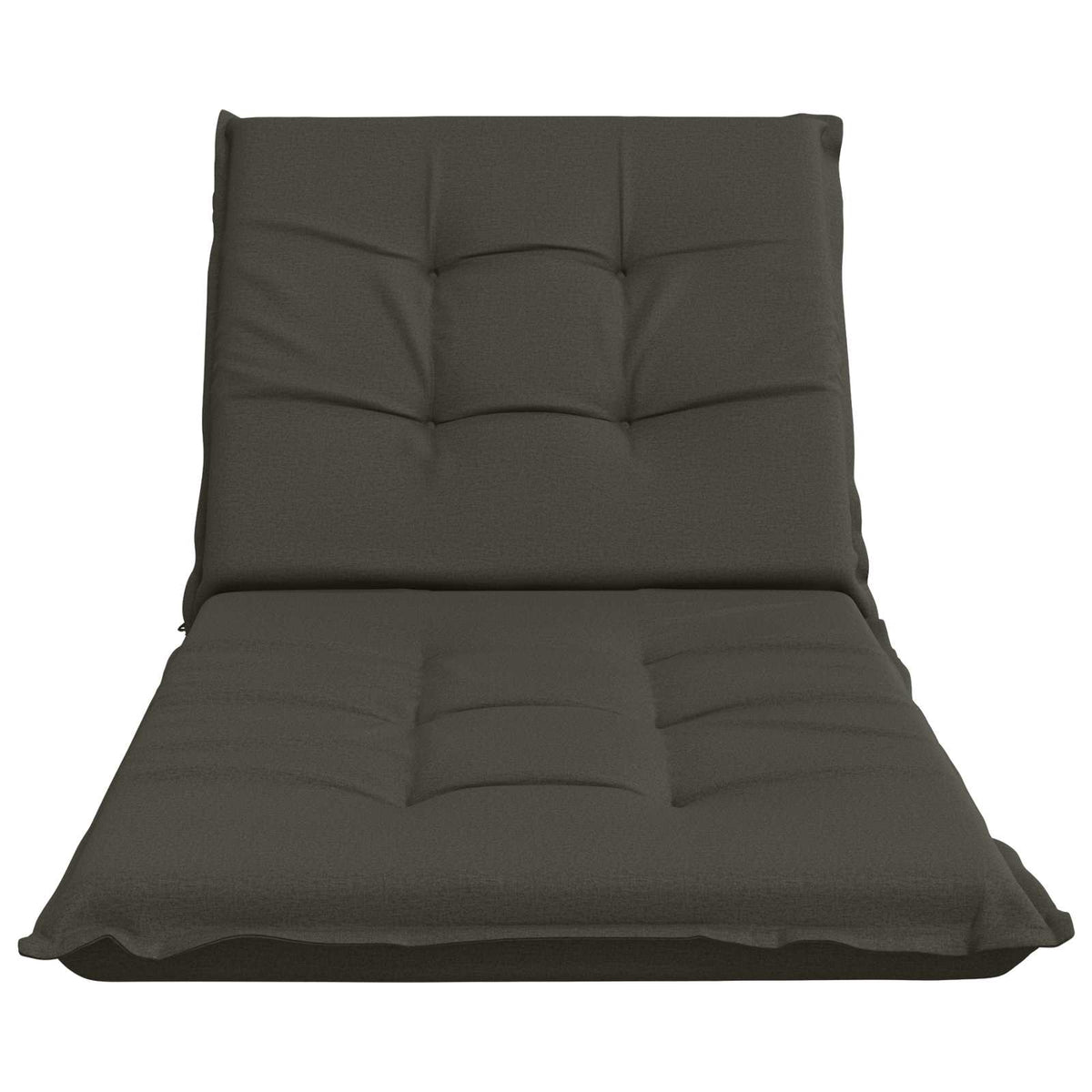 Ligstoel Kussen GEMERT 100% Polyester Antraciet 190 x 70 x 9 cm