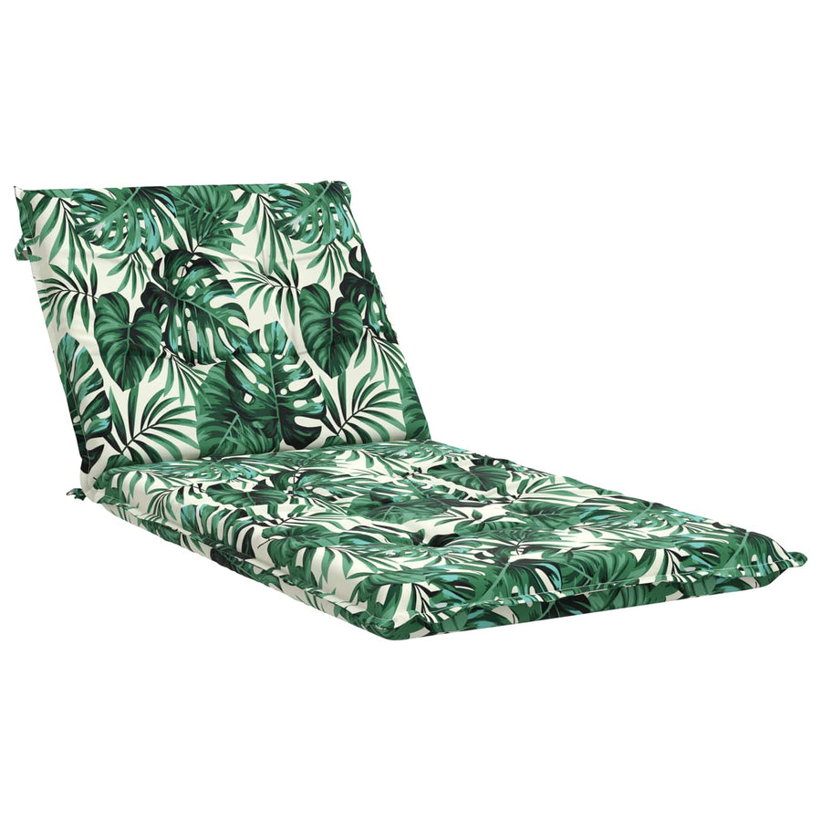 Ligstoel Kussen GEMERT 100% Polyester Bladpatroon