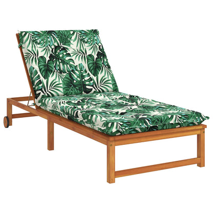 Ligstoel Kussen GEMERT 100% Polyester Bladpatroon