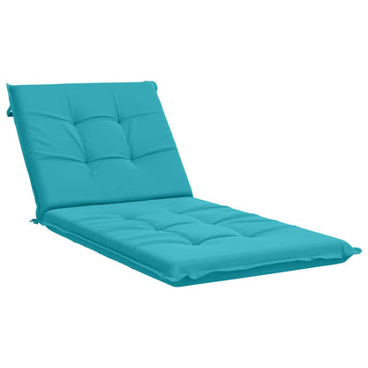 Ligstoel Kussen GEMERT 100% Polyester Turquoise 190 x 70 x 9 cm