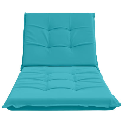 Ligstoel Kussen GEMERT 100% Polyester Turquoise 190 x 70 x 9 cm