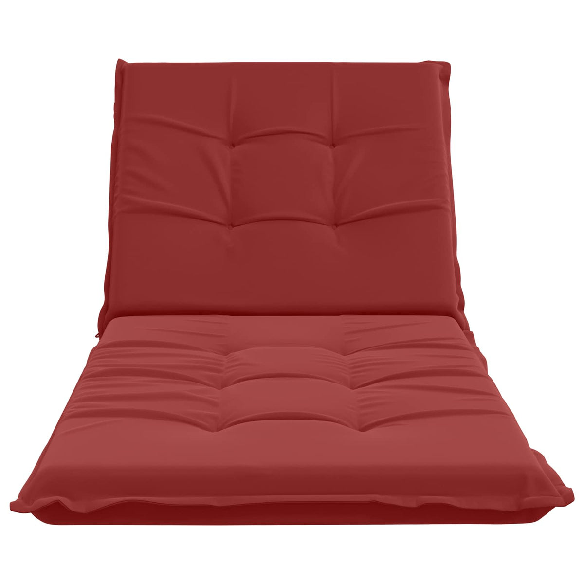 Ligstoel Kussen GEMERT 100% Polyester Wijnrood 190 x 70 x 9 cm