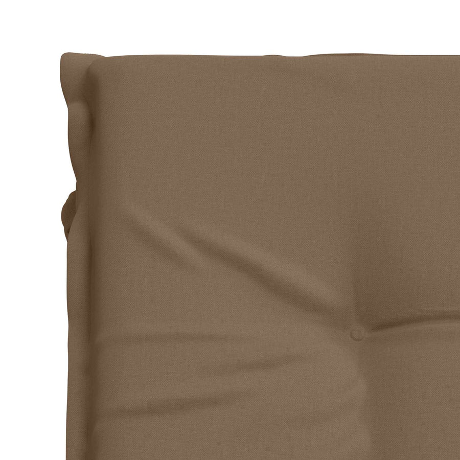 Ligstoel Kussen GEMERT 100% Polyester Taupe 190 x 80 x 9 cm